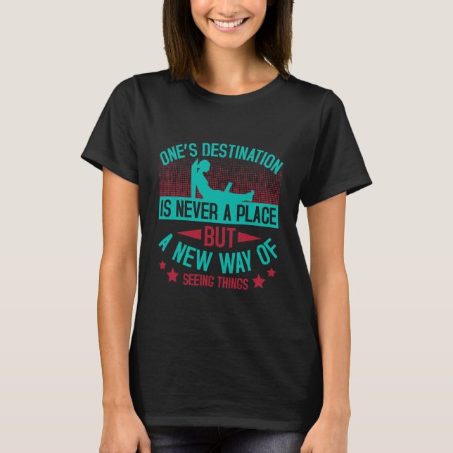 Gain travel experience t shirt (Framsida)