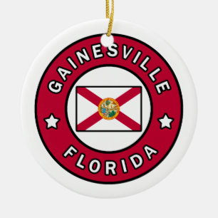 Gainesville Florida Julgransprydnad Keramik