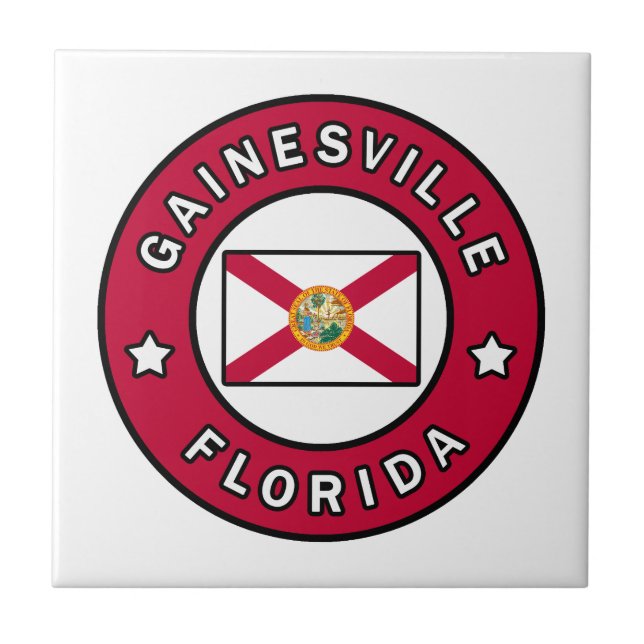 Gainesville Florida Kakelplatta (Framsidan)