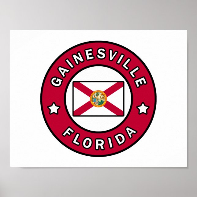 Gainesville Florida Poster (Framsidan)