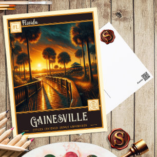 Gainesville, Florida Postkort för Vintage Vykort