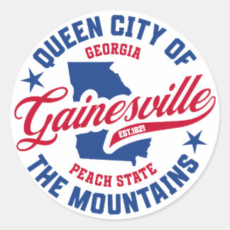 Gainesville, Georgien Runt Klistermärke