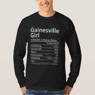 Gainesville Girl Fl Florida Funny City Roots T Shirt
