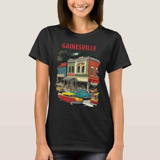 Gainesville Historisk Street Car Resa T-Shirt (Framsida)