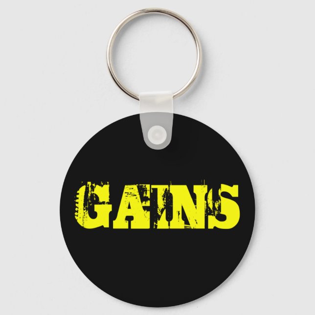Gains Gym  Nyckelring (Framsida)