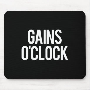Gains O'klocka Funny Gym Weightlift Bodybuilding Musmatta