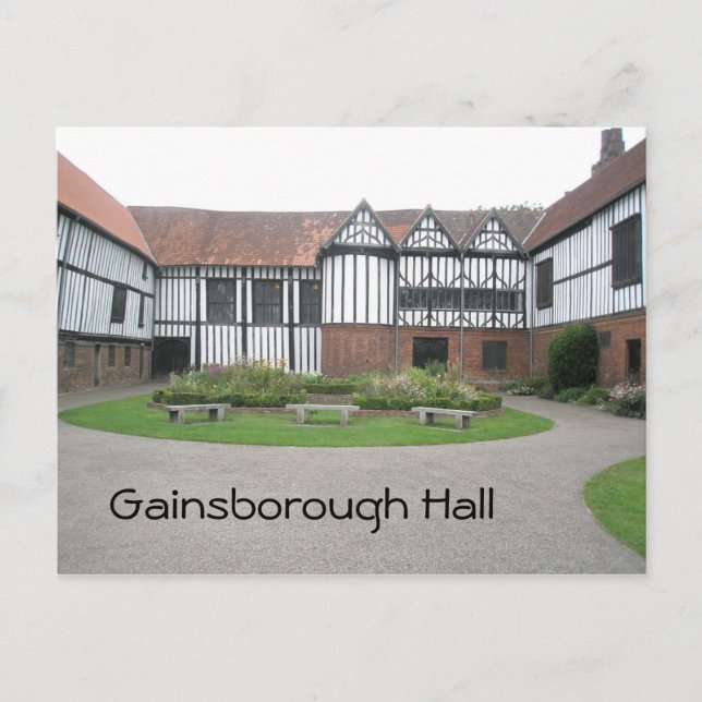 Gainsborough Hall Vykort (Framsida)