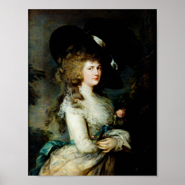 Gainsborough: Porträtt i Georgien Poster (Framsidan)