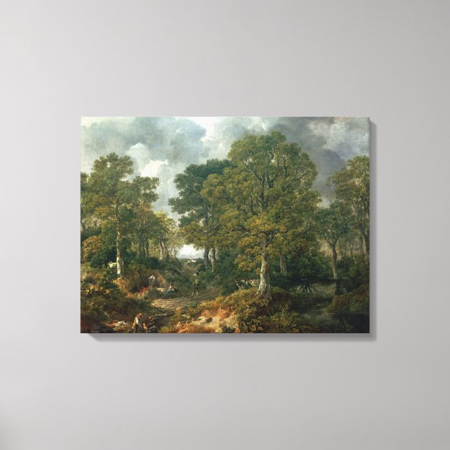 Gainsborough's Forest , c.1748 Canvastryck (Framsida)