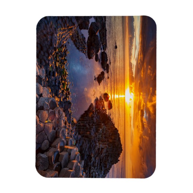 Gaint's Causeway in Ireland Magnet (Vertikal)