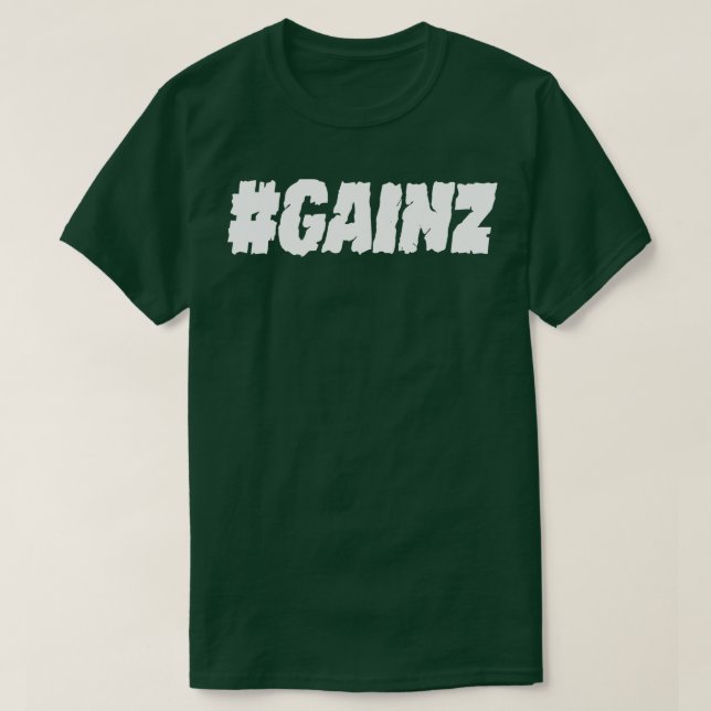 Gainz Hashtag T Shirt (Design framsida)