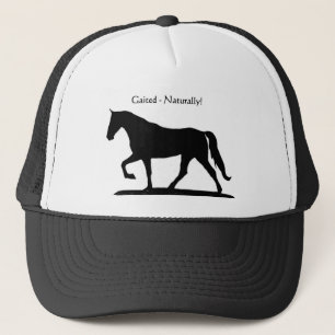 Gaited hästhatt truckerkeps