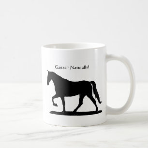 Gaited hästmugg kaffemugg