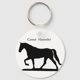 Gaited hästnyckelring nyckelring