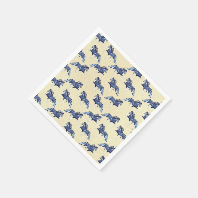 Gaited Horse Blámóða Pappersservett (Hörn)