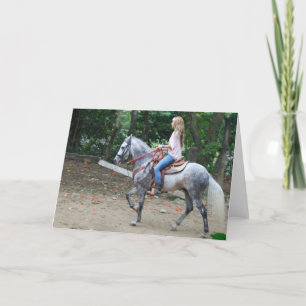 Gaited Paso Fino hälsningkort Kort