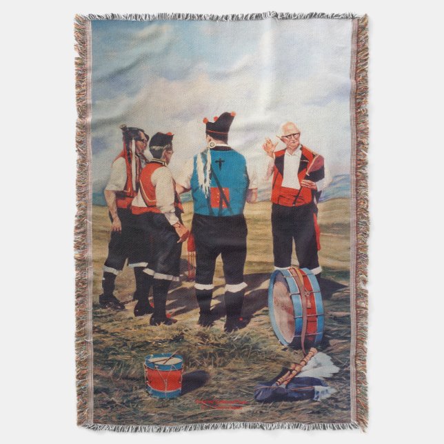 Gaiteros/Gaiteiros/Pipers Mysfilt (Framsidan Vertikal)