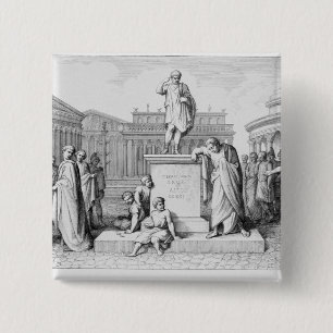 Gaius Gracchus som gråter för hans far Knapp
