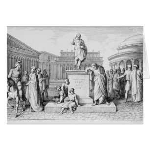 Gaius Gracchus Weeping före sitt Pappor Hälsningskort