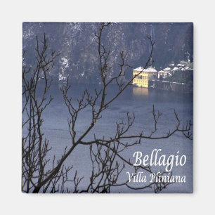 GAL011 BELLAGIO, Sjö Como, Italien, Fridge Magnet