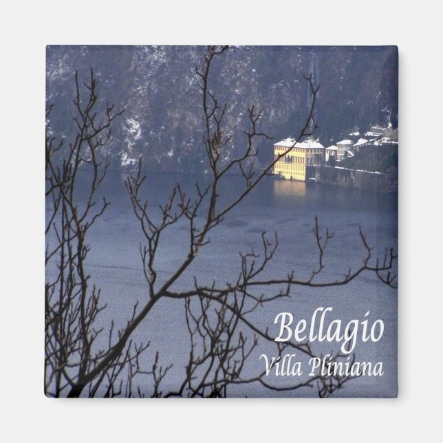GAL011 BELLAGIO, Sjö Como, Italien, Fridge Magnet (Framsidan)