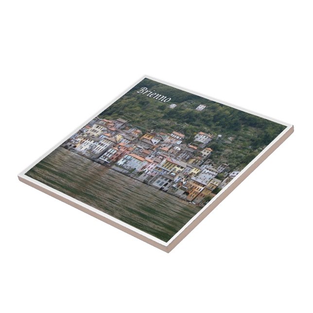 GAL020 BRIENNO, Sjö Como, Italien Kakelplatta (Sidan)