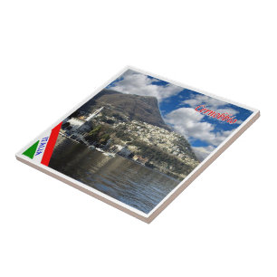 GAL024 CERNOBBIO, Sjö Como, Italien Kakelplatta