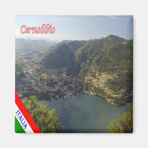 GAL029 CERNOBBIO, Sjö Como, Italien, Fridge Magnet