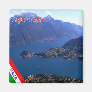 GAL067 SJÖ COMO, Panorama, Italien, Fridge Magnet