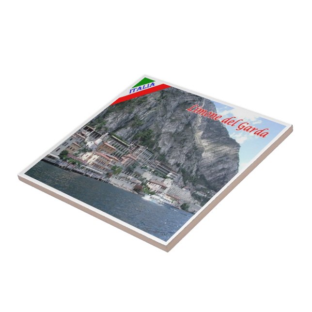 GAL078 LIMONE del GARDA, Italien Kakelplatta (Sidan)