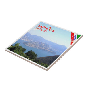 GAL091 MONTE ISOLA, Sjö Iseo, Italien Kakelplatta