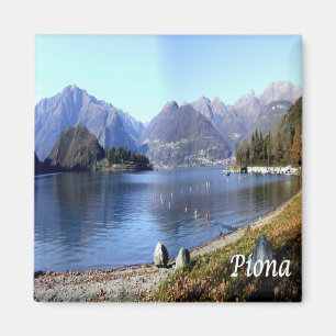 GAL096 PIONA, Sjö Como, Italien, Fridge Magnet