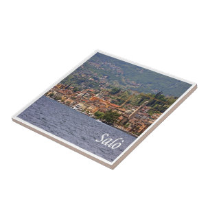 GAL103 SALO'Sjö Garda, Italien Kakelplatta
