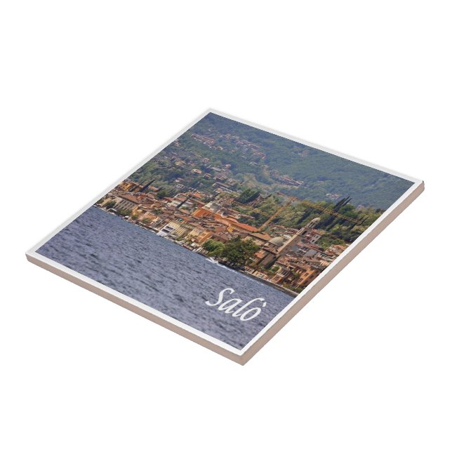 GAL103 SALO'Sjö Garda, Italien Kakelplatta (Sidan)