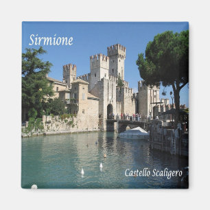 GAL111 SIRMIONE, Sjö Garda, Castle Scaligero Magnet