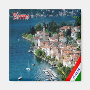 GAL122 TORNO, Sjö Como, Italien, Fridge Magnet