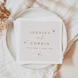 GALA Bohemian Terracotta Celestial Star Desert Nap Pappersservett