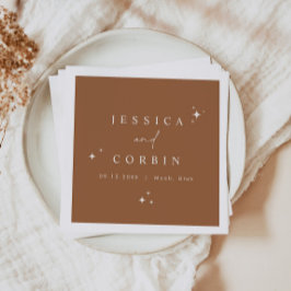 GALA Bohemian Terracotta Celestial Star Desert Pappersservett