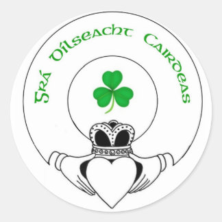 Gala, dilseacht, kairdeas claddah runt klistermärke