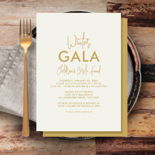 Gala-inbjudan har bara angetts inbjudningar