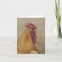 Gala tuppfågelkonst Notecard Kort