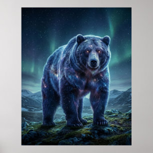 Galactic Bear Star vildmarksområde Poster