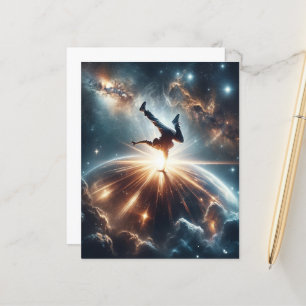 Galactic Breakdance Explosion in Deep Space