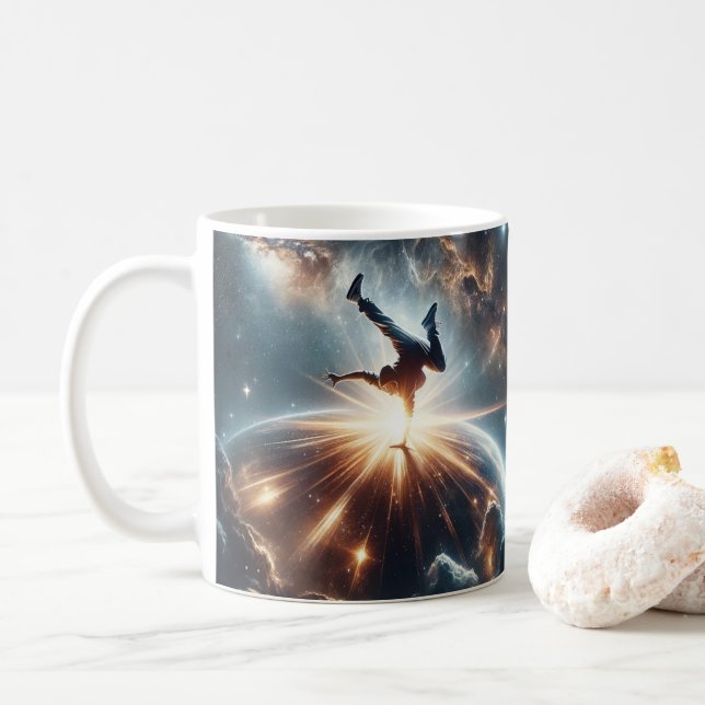 Galactic Breakdance Explosion in Deep Space Kaffemugg (Med munk)