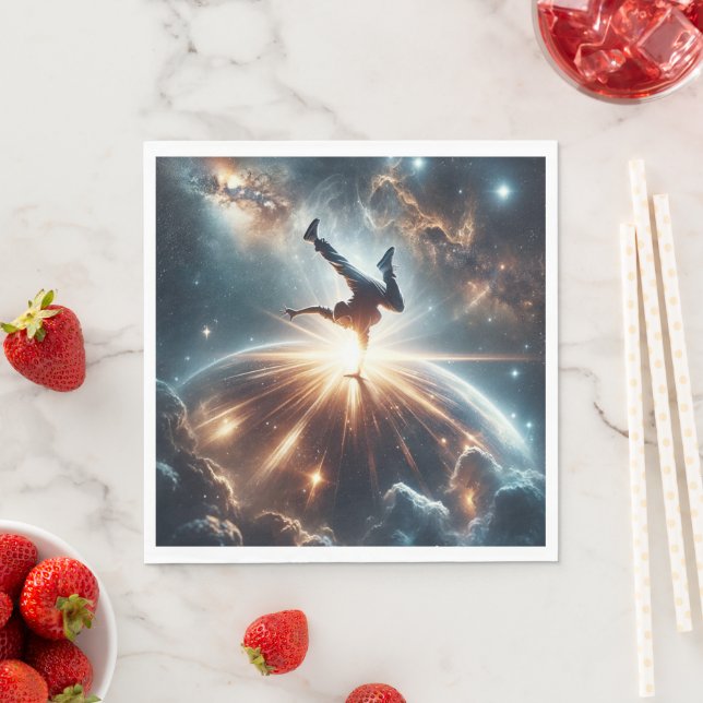 Galactic Breakdance Explosion in Deep Space Pappersservett (Insitu)