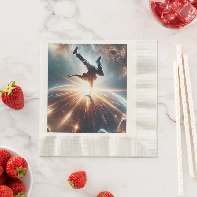 Galactic Breakdance Explosion in Deep Space Pappersservett (Insitu)