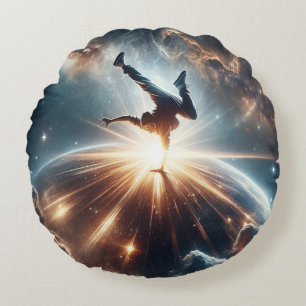 Galactic Breakdance Explosion in Deep Space Rund Kudde