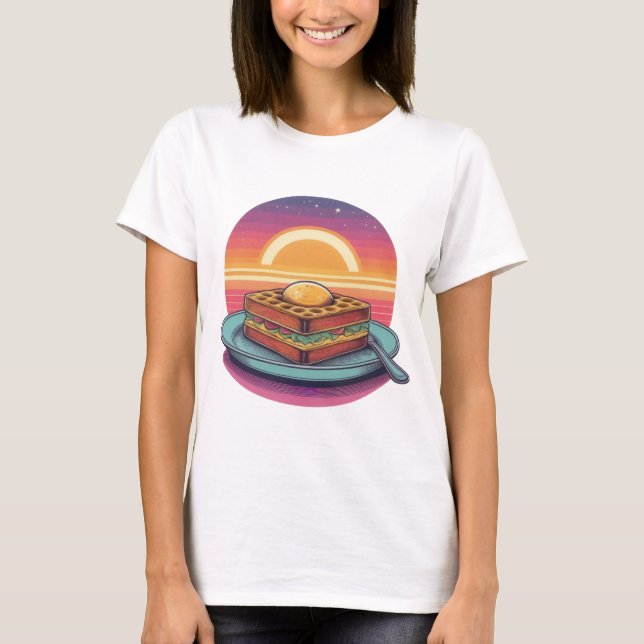 Galactic Breakfast Delight T Shirt (Framsida)