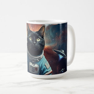 Galactic Cat Astronaut Kaffemugg
