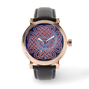 Galactic Celtic Kärlek Knot Manar Armbandsur